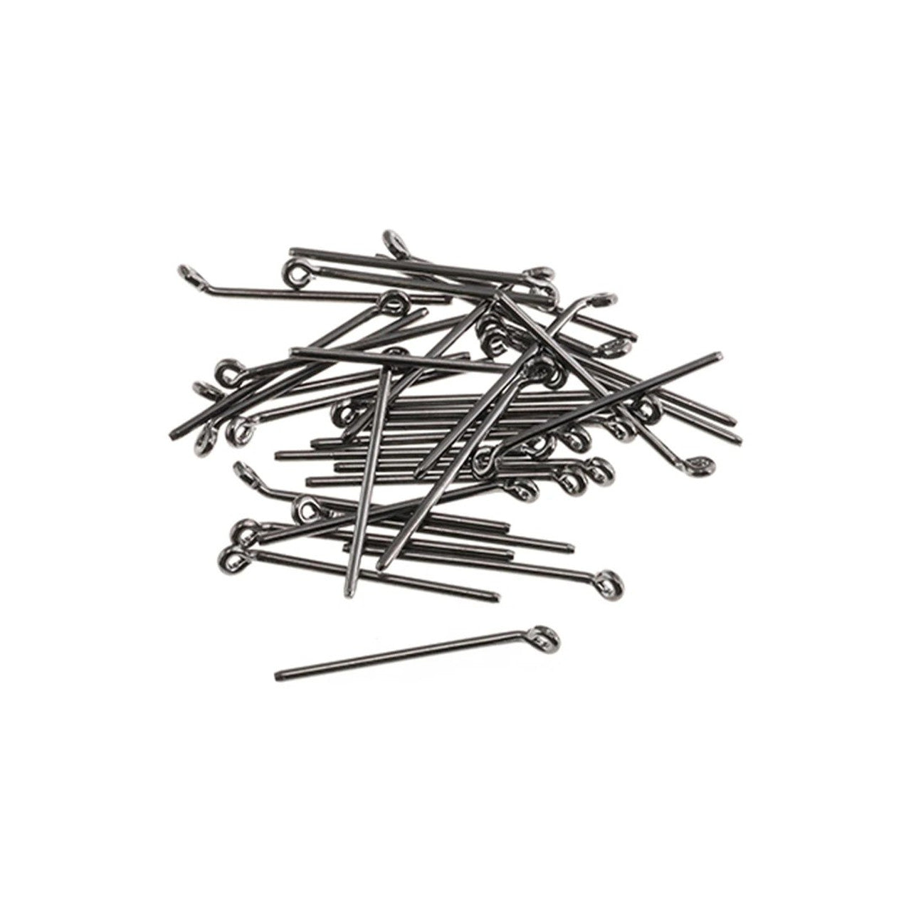 AQUA FLIES ROUND EYE SHANKS 25PK