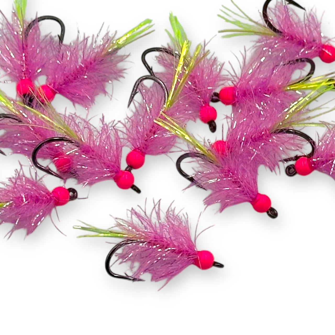 TODD'S PUNK ROCK GREEN BUTT STREAMER FLY #8