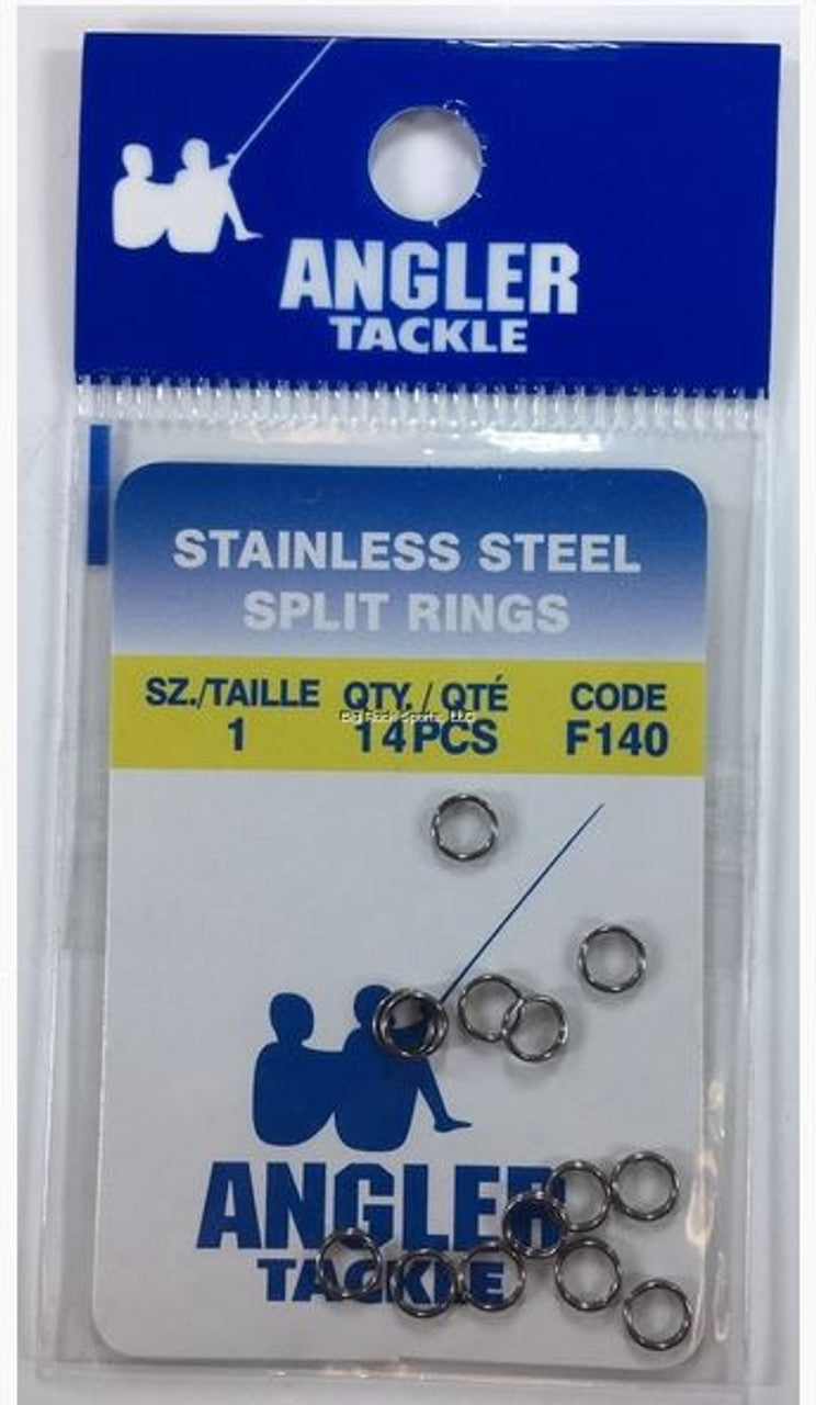 ANGLER STAINLESS SPLIT RINGS