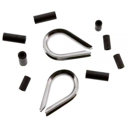SCOTTY STAINLESS STEEL THIMBLE KIT S1157