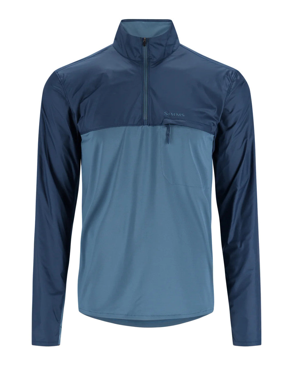 SIMMS MEN'S SOLARFLEX WIND HALF ZIP SHIRT