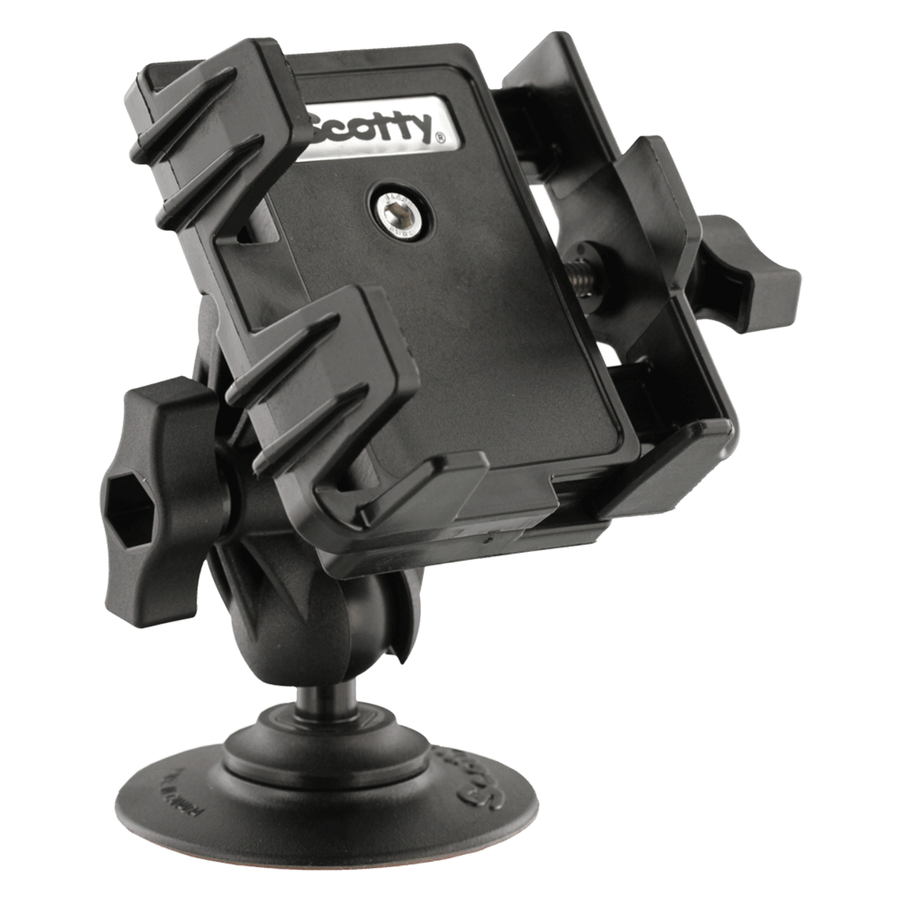 SCOTTY PHONE HOLDER WITH POST/TRACK AND RAIL MOUNTS S139