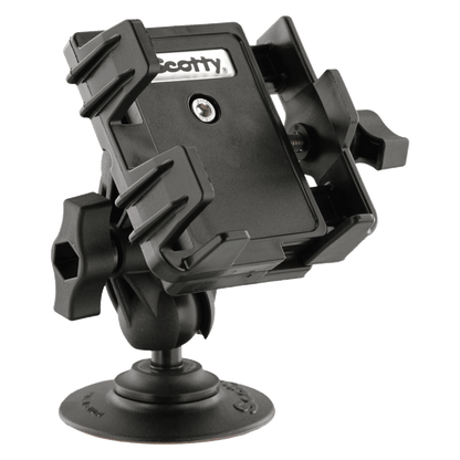 SCOTTY PHONE HOLDER WITH POST/TRACK AND RAIL MOUNTS S139