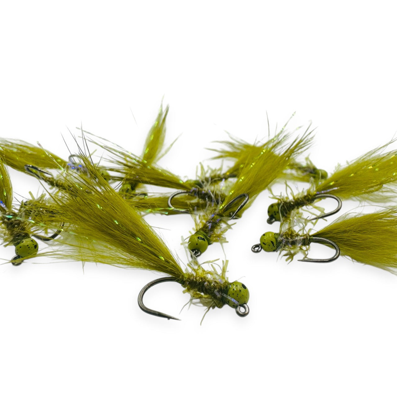 TODD'S MINI BUG BOMBER JIG FLY #14 BARBLESS