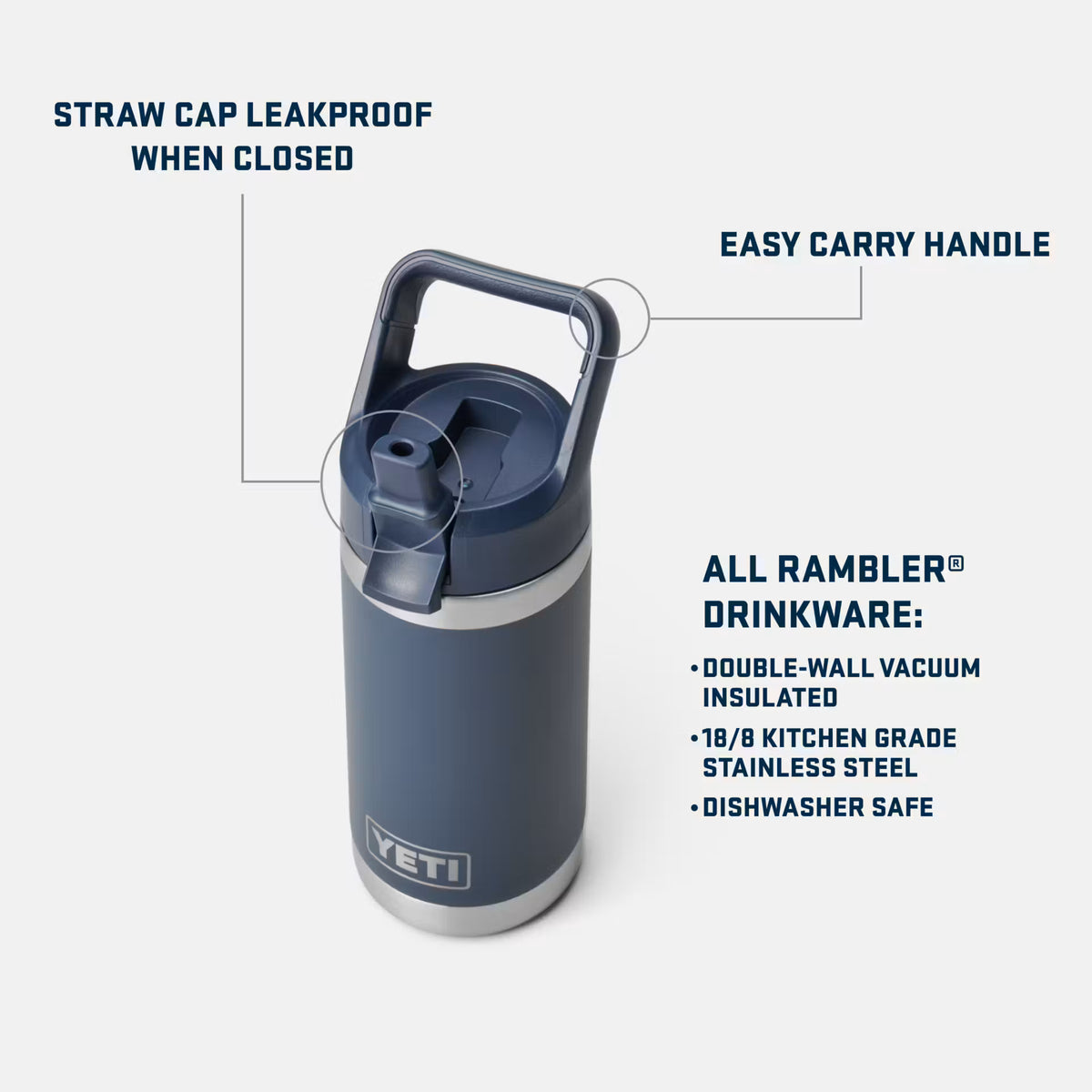 YETI RAMBLER JR 355 ML KIDS WATER BOTTLE
