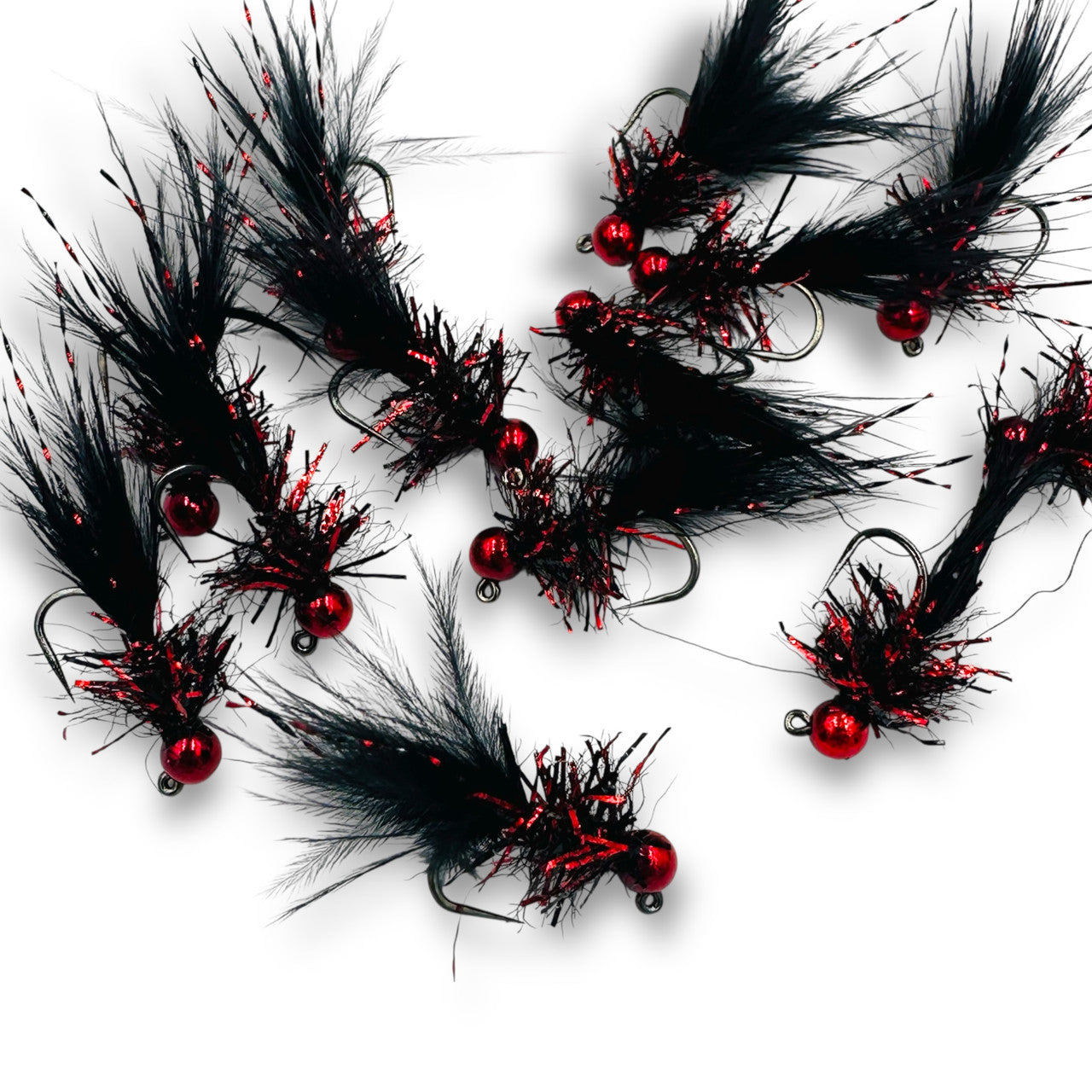 TODD'S MENACE BOMBER JIG FLY #10 BARBLESS