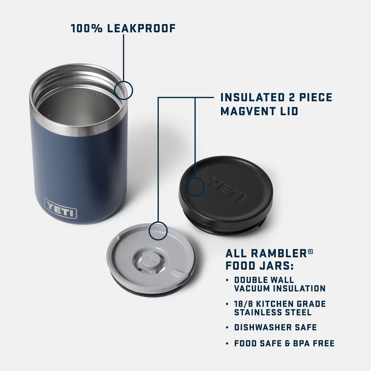 YETI RAMBLER INSULATED FOOD JAR 473 ML