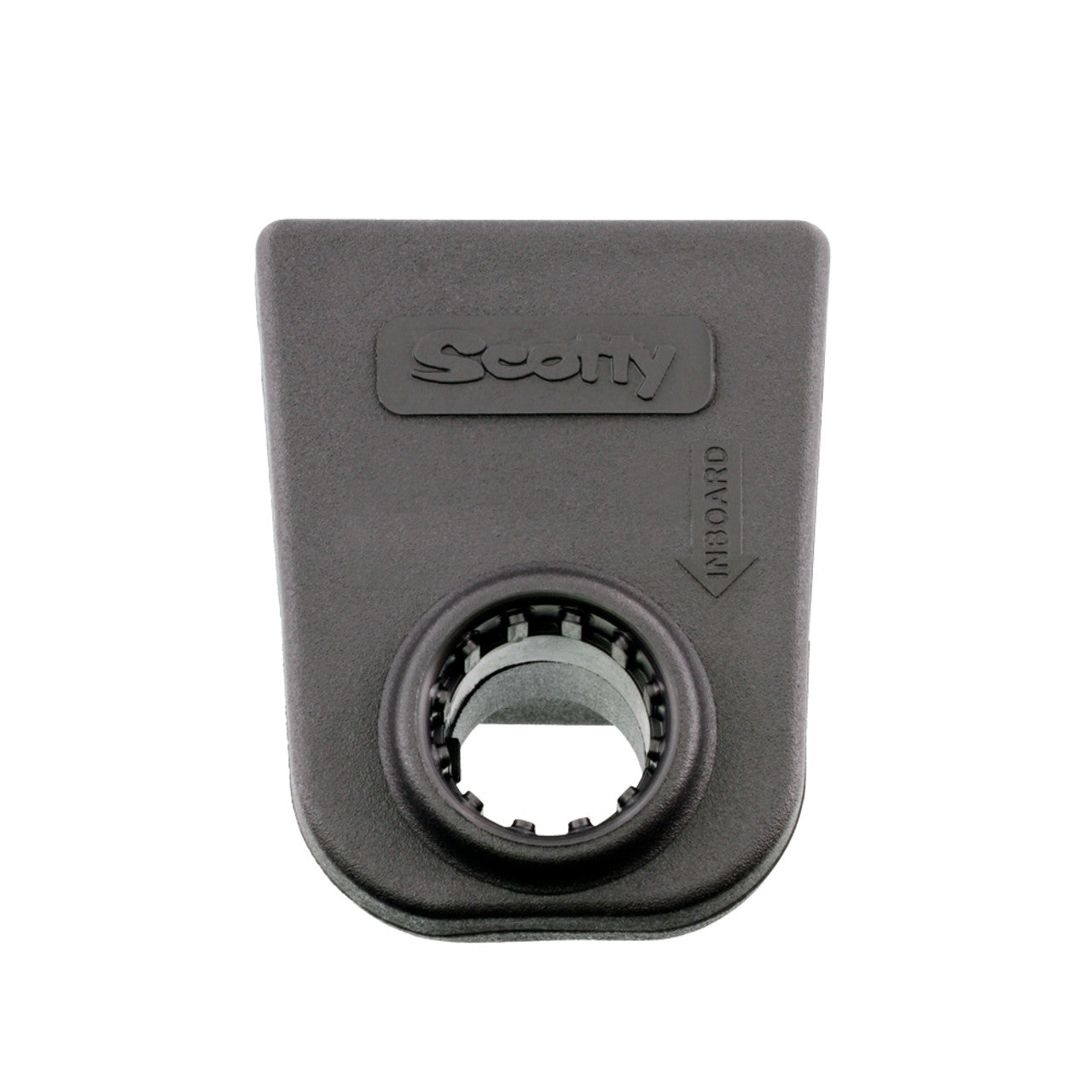 SCOTTY MOUNT ADAPTER 1 1/4"  SQUARE RAIL BLACK S243-BK
