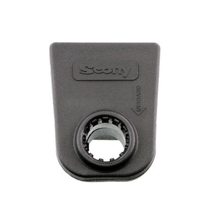 SCOTTY MOUNT ADAPTER 1 1/4"  SQUARE RAIL BLACK S243-BK
