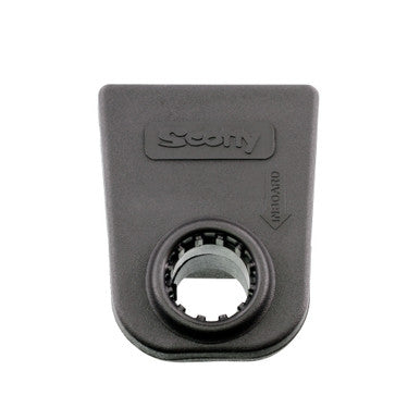 SCOTTY MOUNT ADAPTER 1 1/4"  SQUARE RAIL BLACK S243-BK