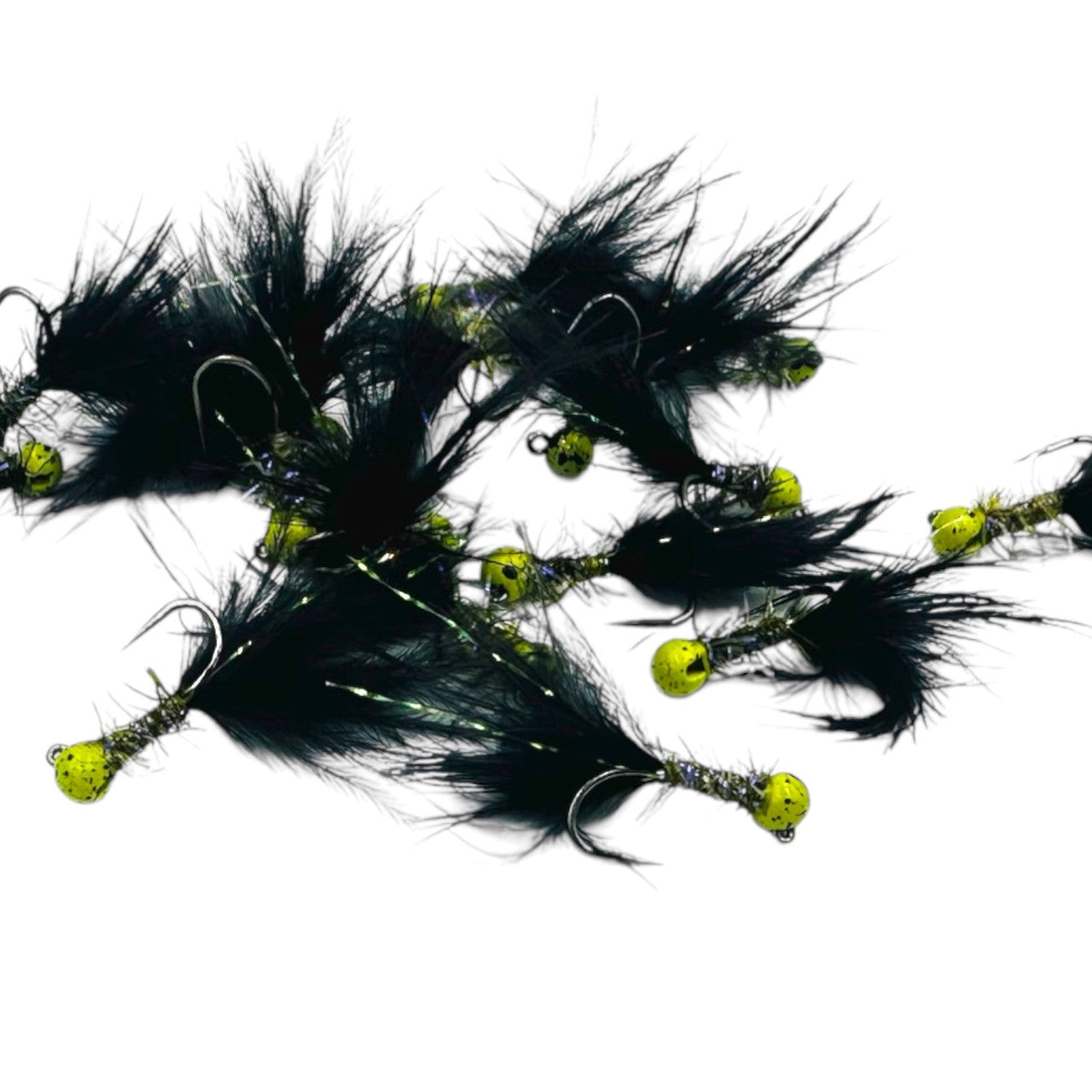 TODD'S CAMO BOMBER JIG FLY #10 BARBLESS