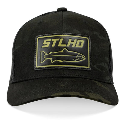 STLHD BLACK OPS MULTICAM SNAPBACK TRUCKER HAT
