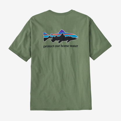 PATAGONIA M'S HOME WATER TROUT ORGANIC T-SHIRT