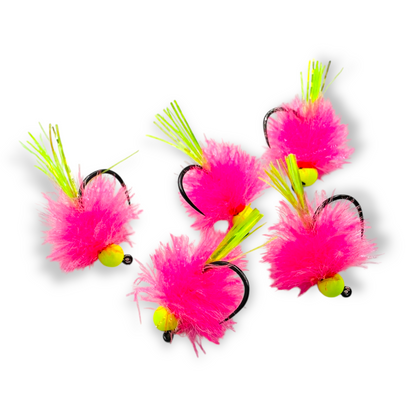 TODD'S HOT BUTT BLOB BOMBER JIG FLY #10 BARBLESS TUNGSTEN