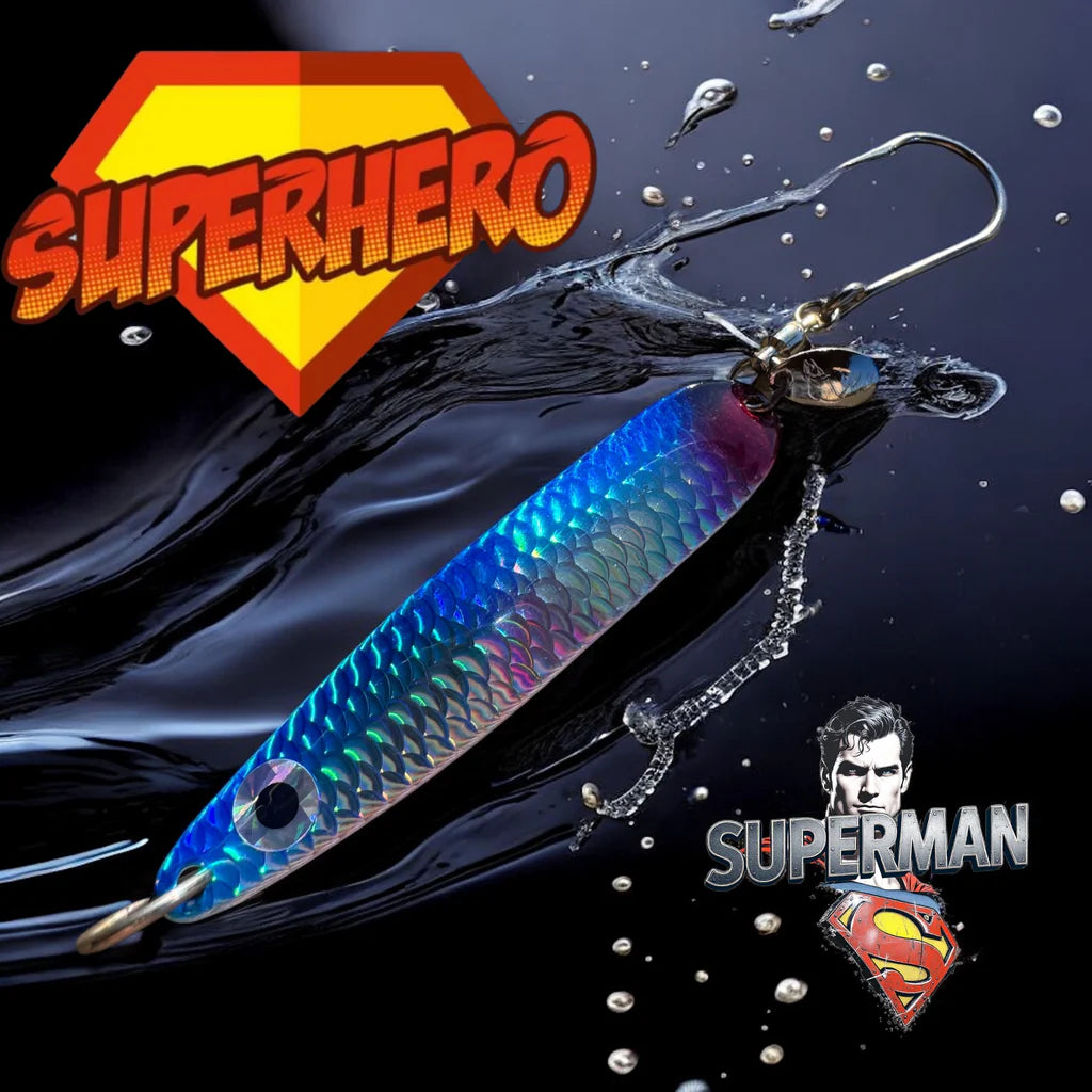 WESTCOAST PHAT-E SUPER HERO 3.5" SALTWATER TROLLING SPOON