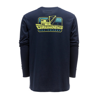GRUNDENS COMMERCIAL BOAT LS T-SHIRT