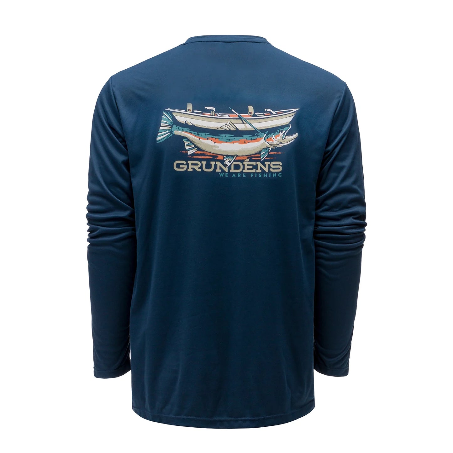 GRUNDENS DRIFT BOAT LS TECH TEE