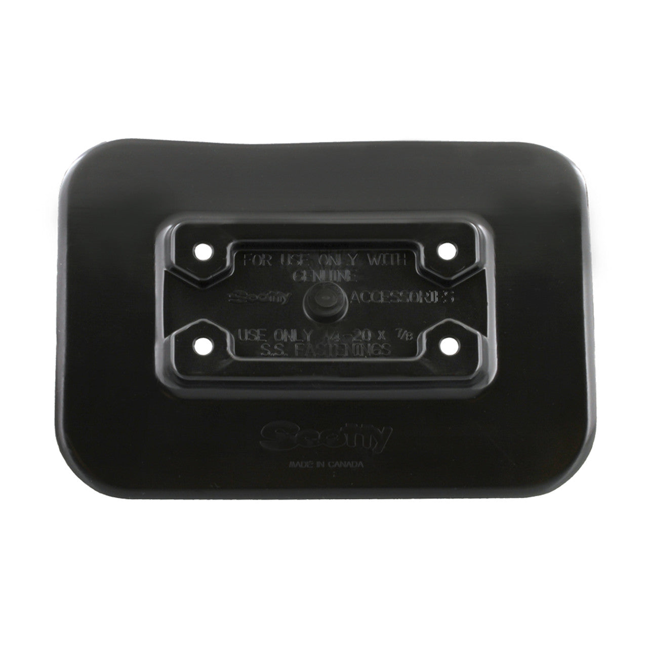 SCOTTY GLUE-ON PAD FOR INFLATABLE BOATS S341-BK