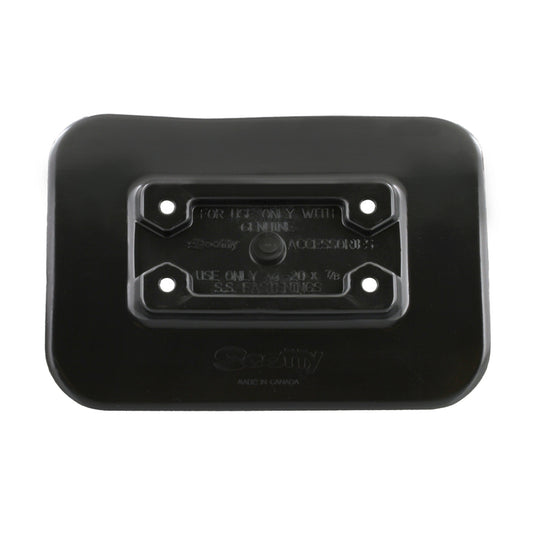 SCOTTY GLUE-ON PAD FOR INFLATABLE BOATS S341-BK