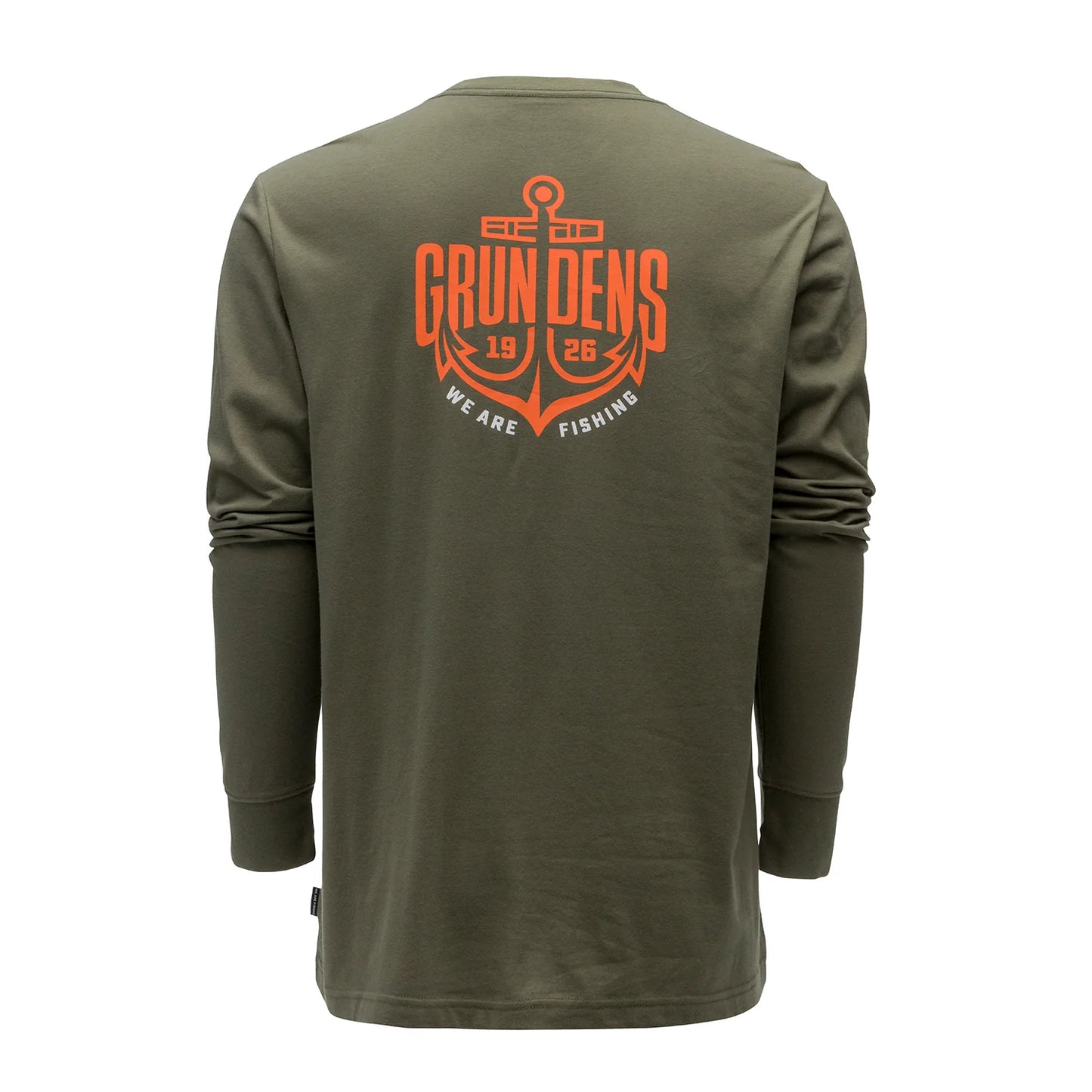 GRUNDENS LOGO ANCHOR LS T-SHIRT
