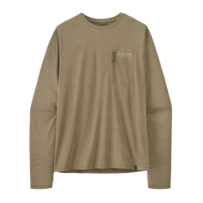 PATAGONIA M'S L/S CAPILENE COOL SUN SHIRT - WATER PEOPLE BANNER
