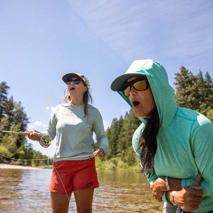 PATAGONIA W'S CAPILENE COOL SUN HOODY - PEAK VISIONS