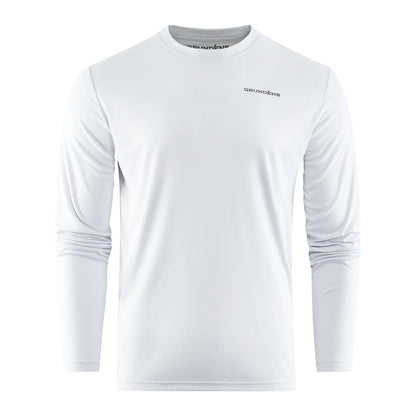 GRUNDENS FISH FEARLESSLY LS TECH TEE