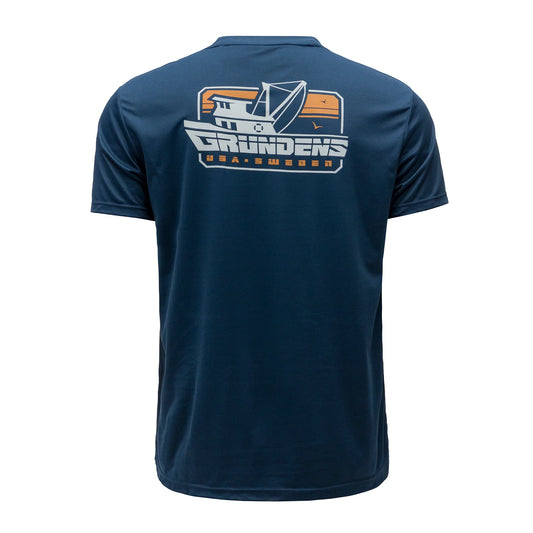 GRUNDENS COMMERCIAL BOAT SS TECH TEE