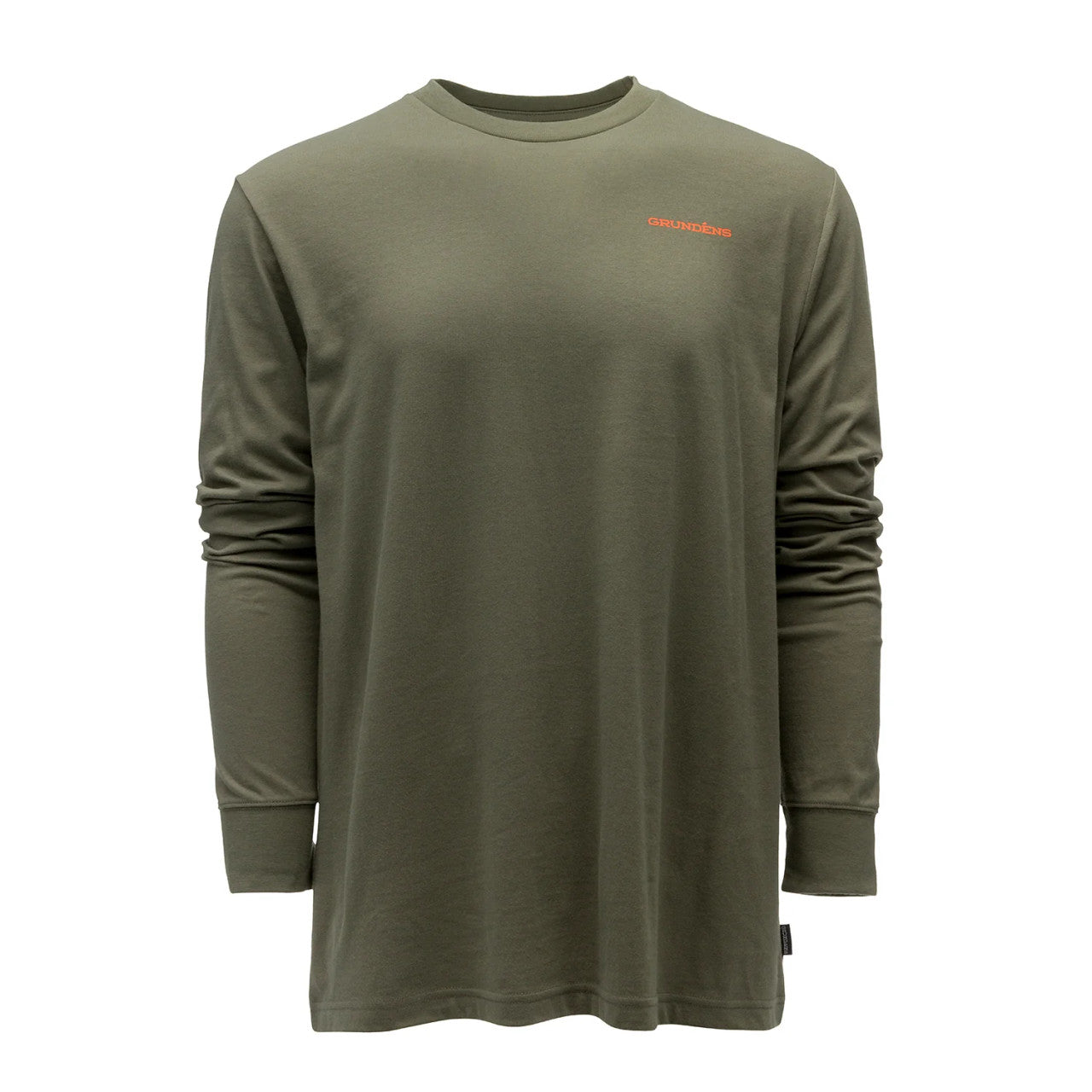 GRUNDENS LOGO ANCHOR LS T-SHIRT