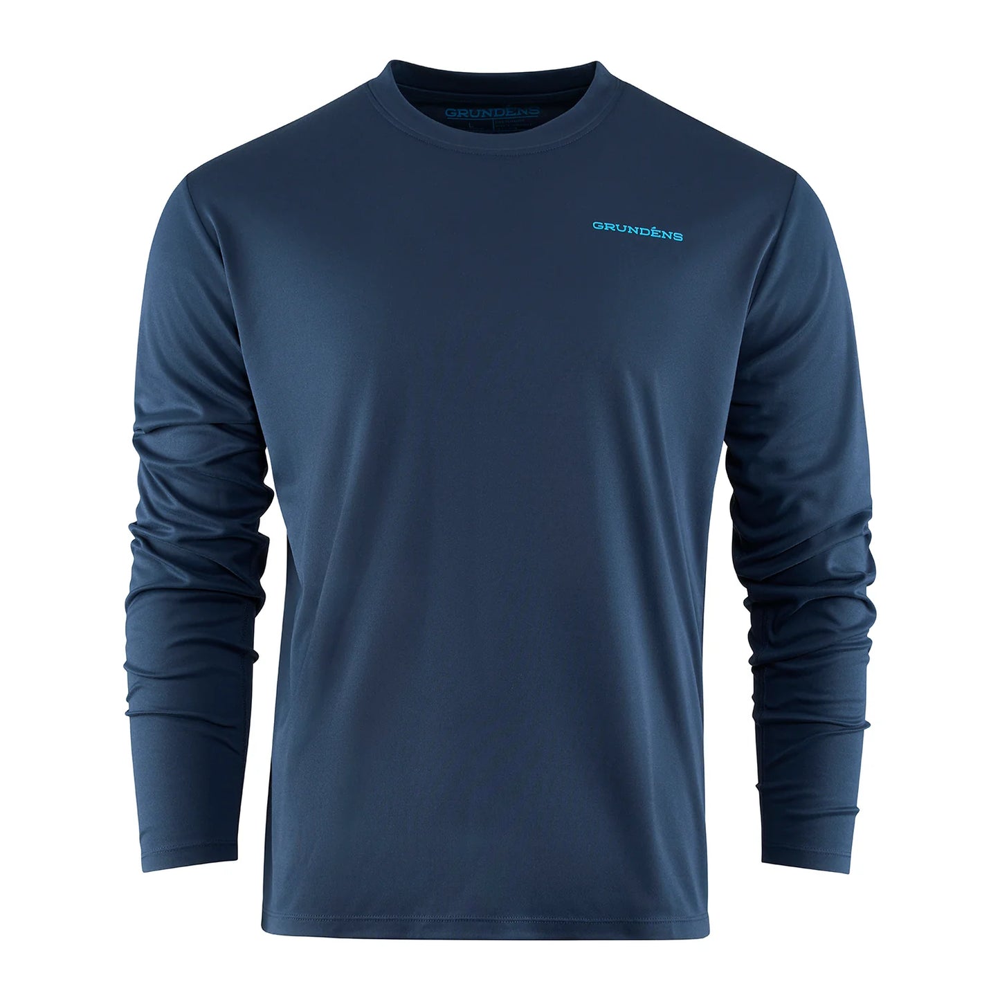 GRUNDENS LOGO BOAT LS TECH TEE