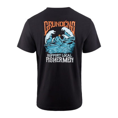 GRUNDENS SUPPORT FISHERMEN SS TEE