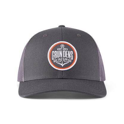 GRUNDENS LOGO ANCHOR TRUCKER