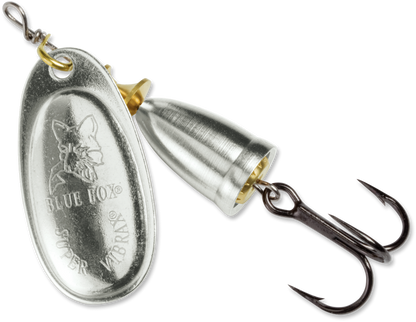 BLUE FOX PLATED  CLASSIC VIBRAX SPINNER