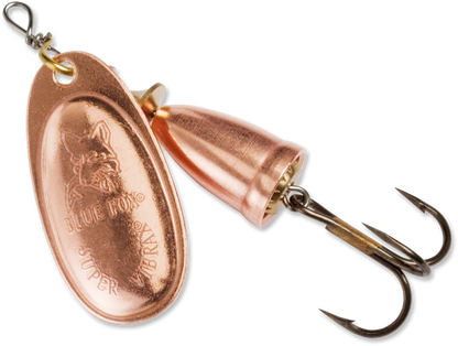 BLUE FOX PLATED  CLASSIC VIBRAX SPINNER