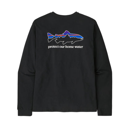 PATAGONIA MEN'S L/S HOME WATER TROUT RESPONSIBILI-TEE