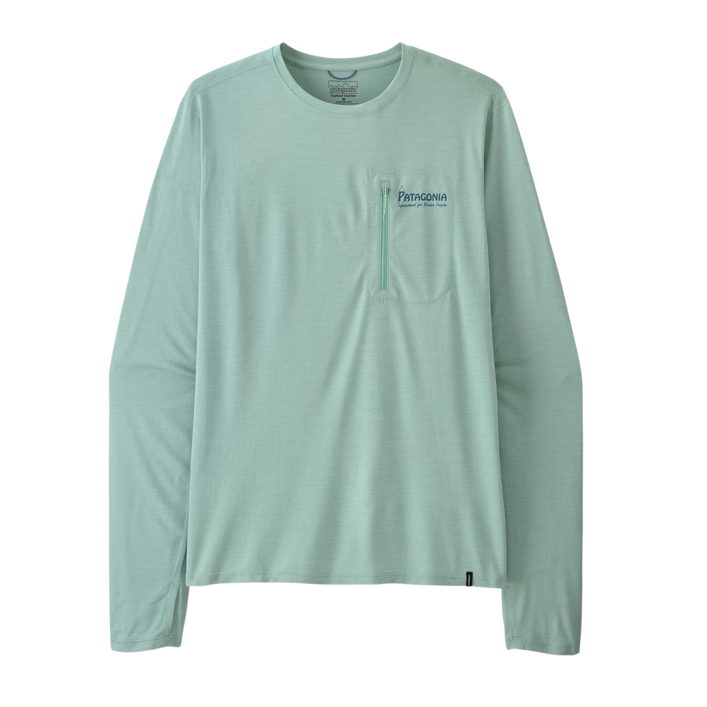 PATAGONIA M'S L/S CAPILENE COOL SUN SHIRT - WATER PEOPLE BANNER