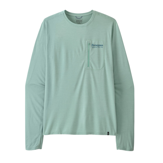 PATAGONIA M'S L/S CAPILENE COOL SUN SHIRT - WATER PEOPLE BANNER