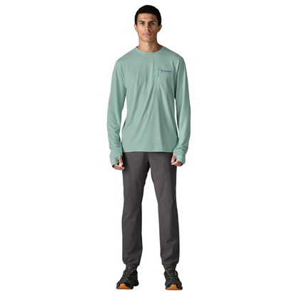 PATAGONIA M'S L/S CAPILENE COOL SUN SHIRT - WATER PEOPLE BANNER