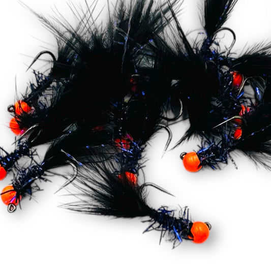 TODD'S EGG SUCKING BOMBER JIG FLY #10 BARBLESS