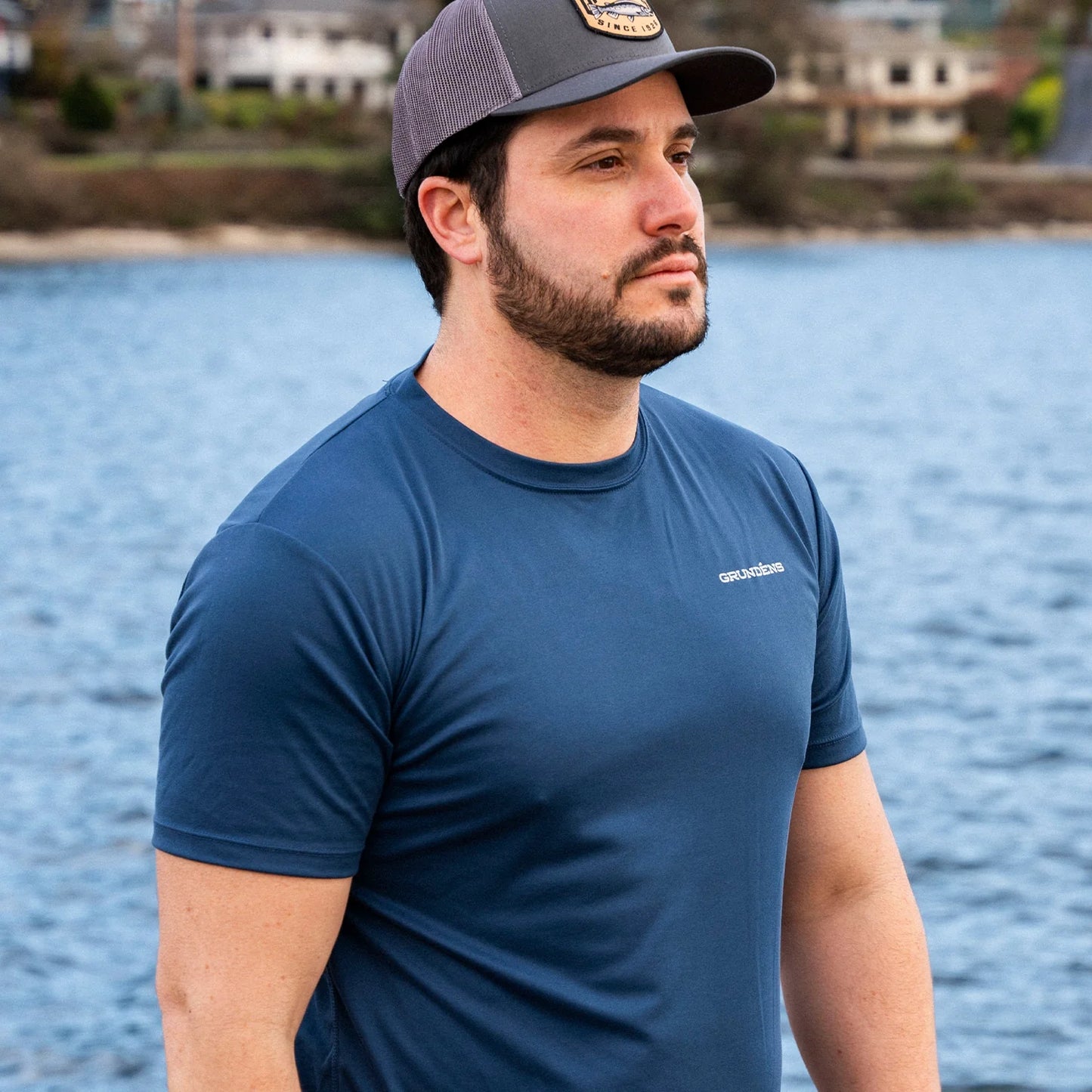 GRUNDENS COMMERCIAL BOAT SS TECH TEE