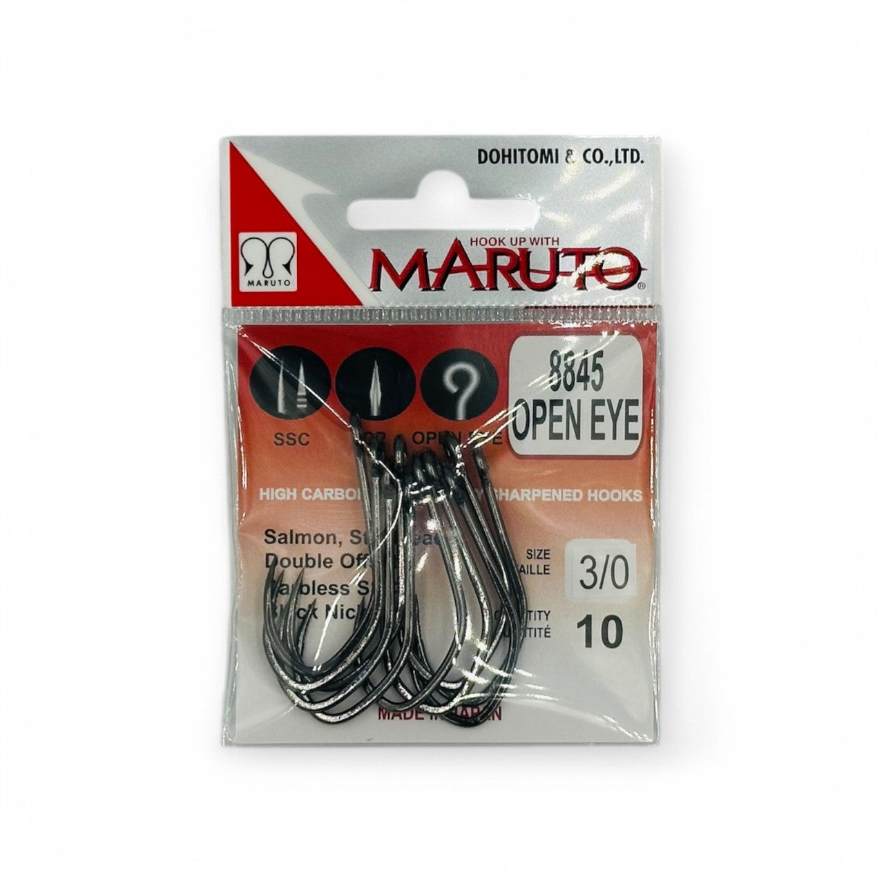 MARUTO 8845 OPEN-EYE SIWASH HOOKS