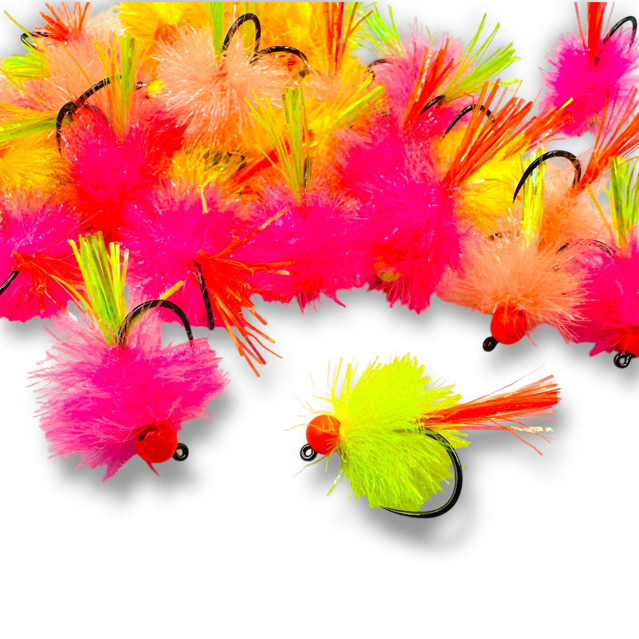 TODD'S HOT BUTT BLOB BOMBER JIG FLY #10 BARBLESS TUNGSTEN