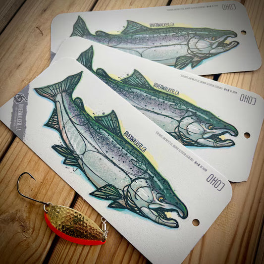 COHO LARGE DECAL