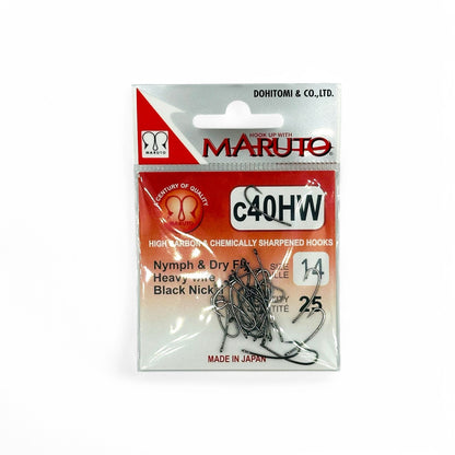 MARUTO C40HW NYMPH & DRY FLY - HEAVY WIRE FLY HOOK