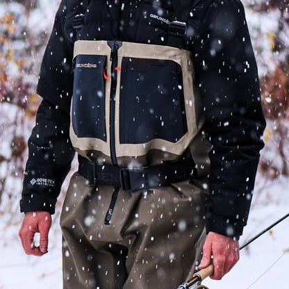 GRUNDENS MEN'S BOUNDARY ZIP STOCKINGFOOT WADERS