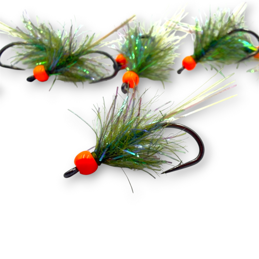 TODD'S PUNK ROCK PUMPKINHEAD STREAMER FLY #8
