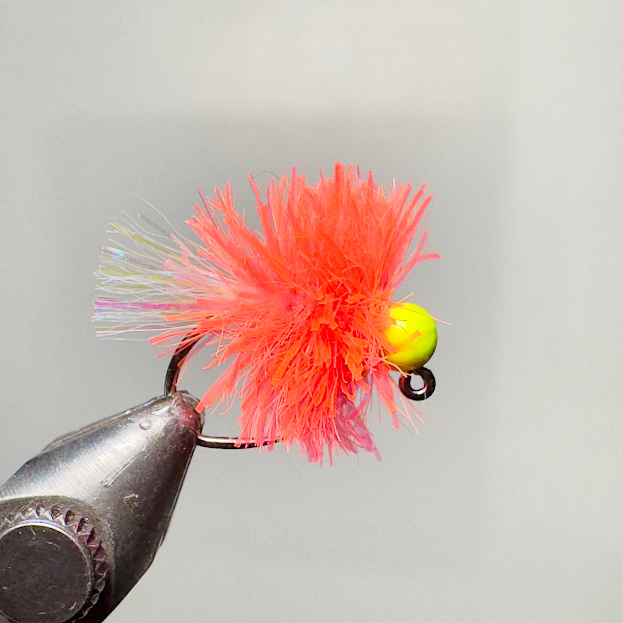 Watermelon with chartreuse tungsten bead