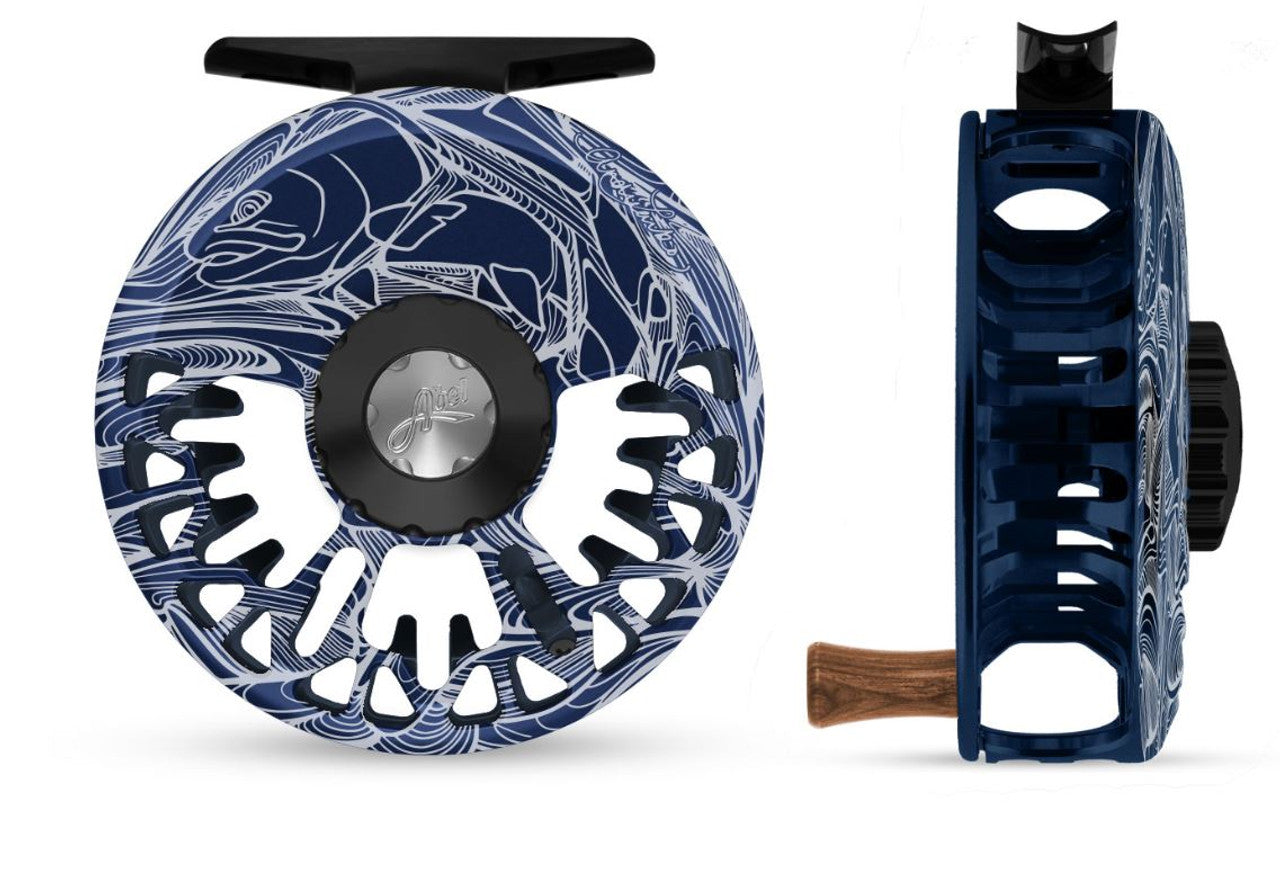 ABEL VAYA FLY REEL WITH ENGRAVING