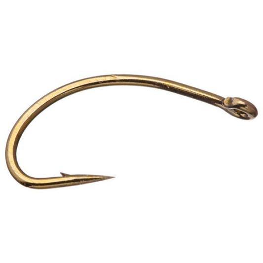 MUSTAD CADDIS CURVED 1X SHORT SIGNATURE C49S FLY HOOK