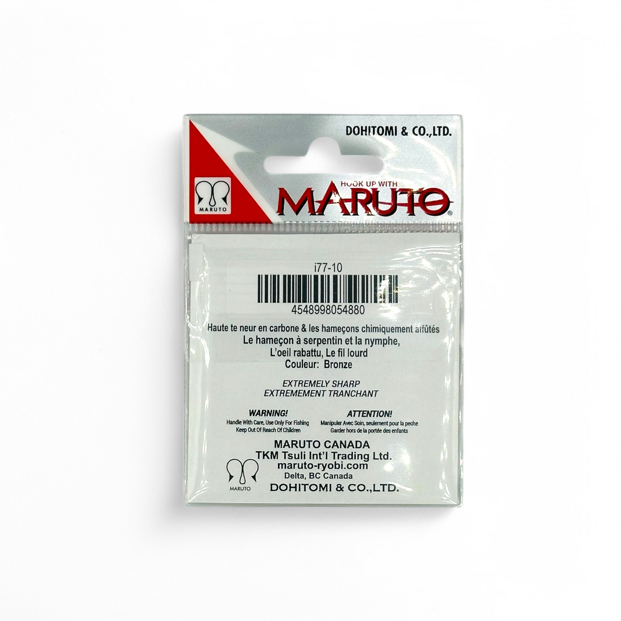 MARUTO I77 STREAMER & NYMPH T.D.E BRONZE FLY HOOK